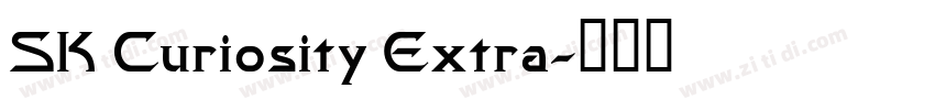 SK Curiosity Extra字体转换